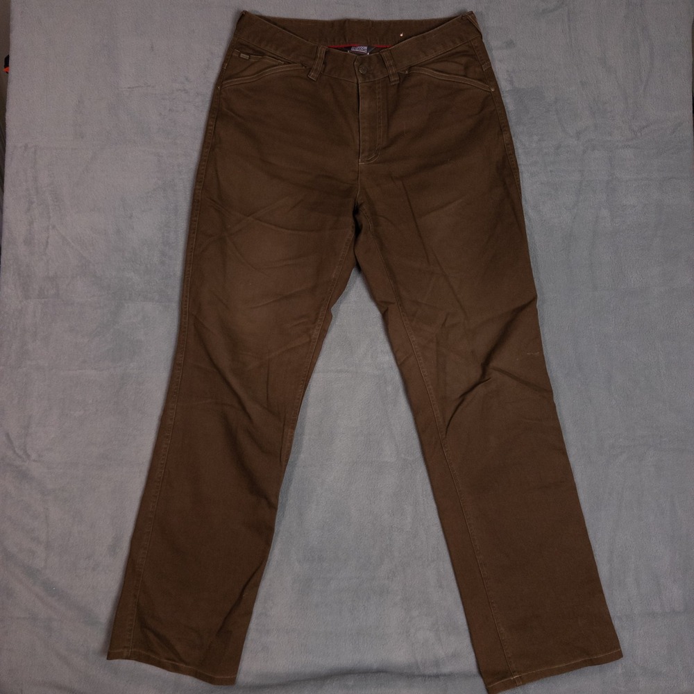 Outdoor Research Pants Mens 32x34 Brown Cotton Stretch Straight Leg